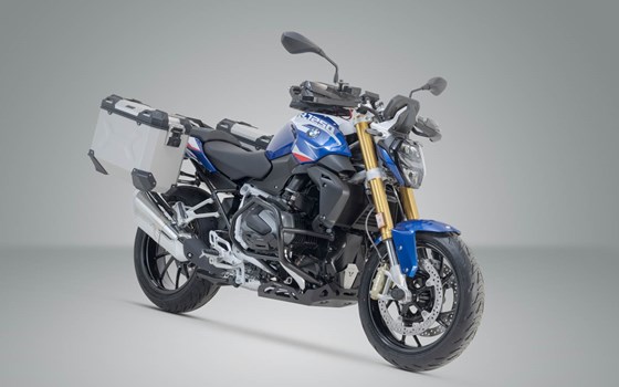 TRAX ADV Alukoffer-System. Silbern. 37/37 l. BMW R 1200 R/RS, R 1250 R/RS. - Bild 2