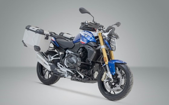 TRAX ADV Alukoffer-System. Silbern. 45/45 l. BMW R 1200 R/RS, R 1250 R/RS. - Bild 2