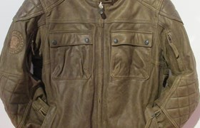 Damen-Benjamin Lederjacke mit abnehmbarem Futter, Braun