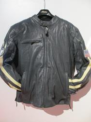 Routenjacke für Herren aus perforiertem Leder 