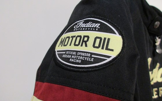 Herren Textile Flat Track Racing Jacke - Bild 5