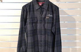  Langärmliges, kariertes Flanellhemd für Herren