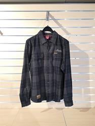  Langärmliges, kariertes Flanellhemd für Herren