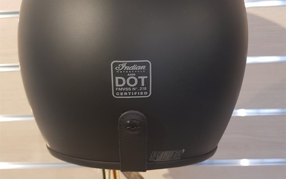 Jethelm Retro-Stil Indian Black - Bild 1