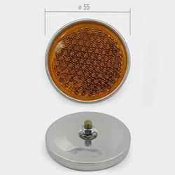 Rückstrahler orange Ø55mm geschraubt Rückstrahler orange Ø55mm geschraubt