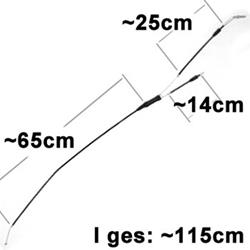 Gaszug kpl. DERBI Senda