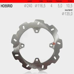 Bremsscheibe hinten WAVE fix HO55RID