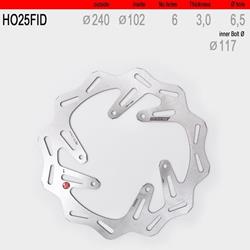 Bremsscheibe vorne WAVE fix HO25FID