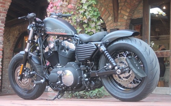 180er Breitreifenumbau für Sportster ab 2004 mit Speichenfelge - Bild 3