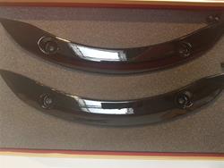 Federbeinabdeckung, Schwarz glänzend