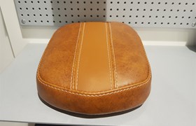 Vintage Sissy Bar Pad-Vinyl braun