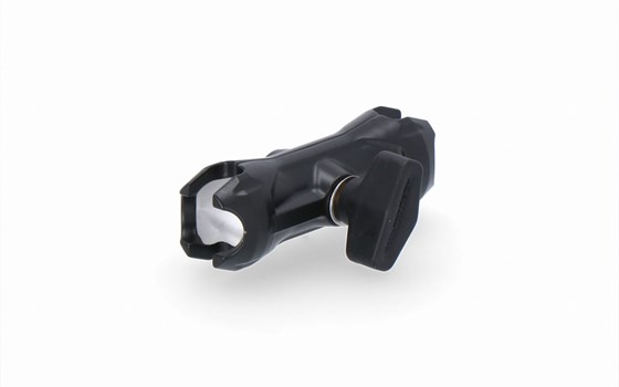 Schwenkbarer Klemmarm. Schwarz. 3 Zoll / 7,62 cm. - Bild 1