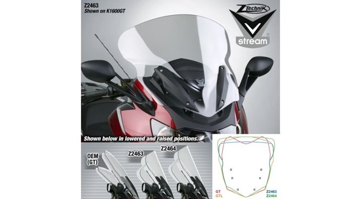 Windschild VStream für BMW K1600GT & K1600GTL Windschild VStream für BMW K1600GT & K1600GTL