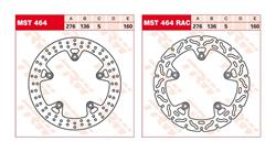 Bremsscheibe hinten für BMW R 1200 GS LC (2013-2018) & R 1200 GS Adventure LC (2014-2018)