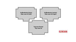 Lackschutz Folien für Alukoffer für BMW R 1200 GS LC (2013-2018) & R 1200 GS Adventure LC (2014-2018)