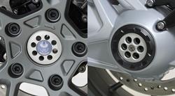 Radachsabdeckung m. Emblem für BMW R 1200 RT, LC (2014-2018) Radachsabdeckung m. Emblem für BMW R 1200 RT, LC (2014-2018)