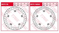 Bremsscheiben vorne Rivet Pack für BMW R 1200 RS, LC (2015-)