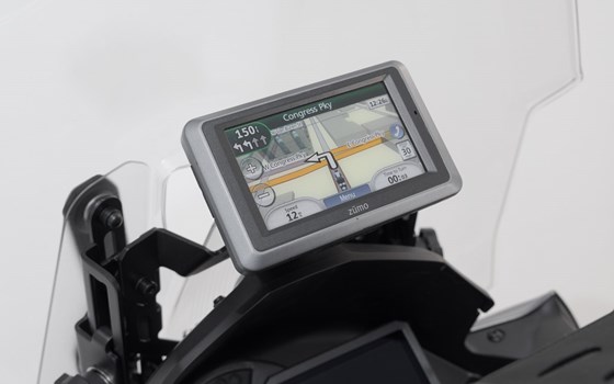 Navi-Halter im Cockpit. Schwarz. Kawasaki Versys 1000 (18-) / 1100 (24-). - Bild 3