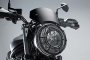 Windschild. Schwarz. Suzuki SV650 ABS (15-).