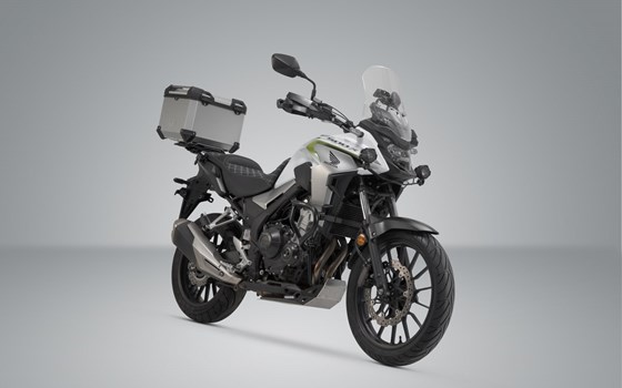 TRAX ADV Topcase-System. Silbern. Honda CB500X, CB500F, CBR500R, NX500. - Bild 2