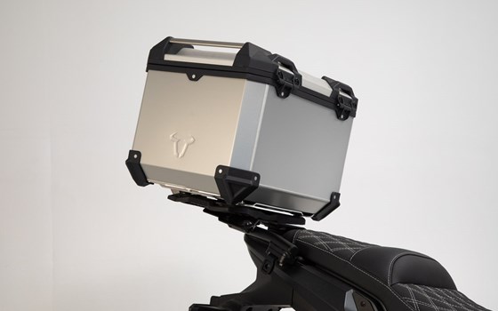 TRAX ADV Topcase-System. Silbern. Honda CB500X, CB500F, CBR500R, NX500. - Bild 5