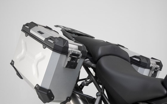 TRAX ADV Alukoffer-System. Silbern. 45/45 l. Triumph Tiger1200/Explor (11-). - Bild 2 TRAX ADV Alukoffer-System. Silbern. 45/45 l. Triumph Tiger1200/Explor (11-). - Bild 2