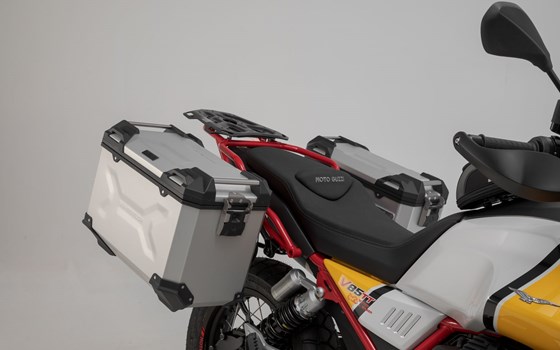 TRAX ADV Alukoffer-System. Schwarz. 37/45 l. Moto Guzzi V85 TT (19-23). - Bild 4