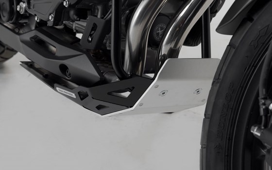 Motorschutz. Schwarz/Silbern. Honda CB500X (18-), NX500 (23-). - Bild 5