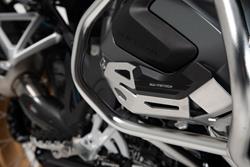 Zylinderschutz. Schwarz/Silbern. BMW R 1250 GS, R 1250 R (18-). Zylinderschutz. Schwarz/Silbern. BMW R 1250 GS, R 1250 R (18-).
