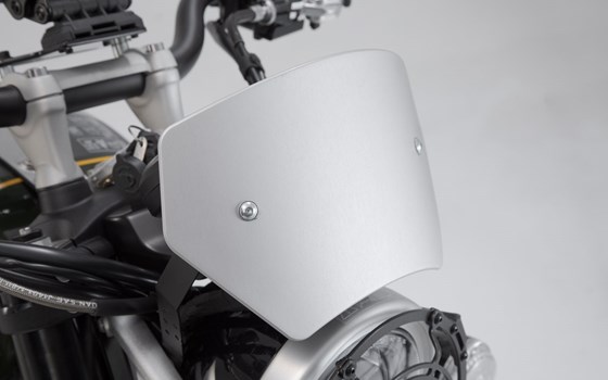 Windschild. Silbern. Triumph Scrambler 1200 XC / XE (18-). - Bild 1