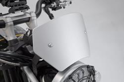 Windschild. Silbern. Triumph Scrambler 1200 XC / XE (18-).
