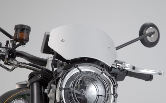 Windschild. Silbern. Triumph Scrambler 1200 XC / XE (18-). - Bild 3
