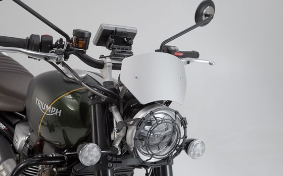 Windschild. Silbern. Triumph Scrambler 1200 XC / XE (18-). - Bild 4