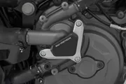 Wasserpumpenschutz. Schwarz/Silbern. Ducati Modelle.
