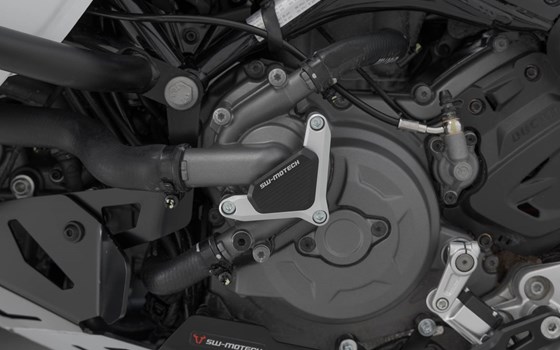 Wasserpumpenschutz. Schwarz/Silbern. Ducati Modelle. - Bild 2