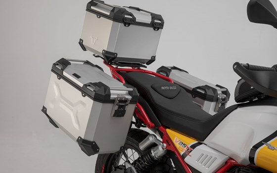 ADVENTURE-RACK Gepäckträger. Schwarz. Moto Guzzi V85 TT (19-23). - Bild 5