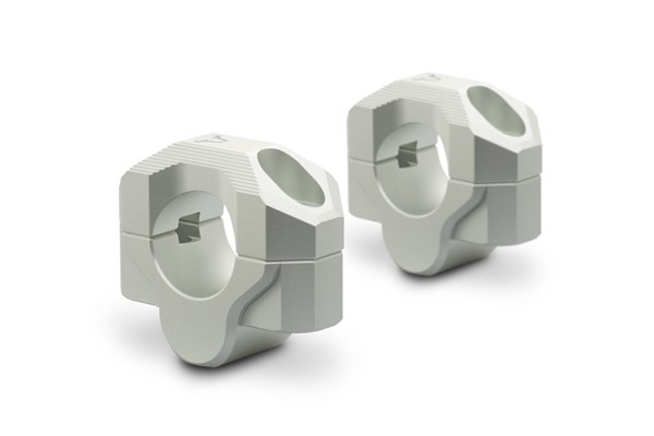 Lenkererhöhung für Ø 28 mm Lenker. H=20 mm. Silbern. Gefräst. Lenkererhöhung für Ø 28 mm Lenker. H=20 mm. Silbern. Gefräst.