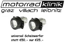 Scheinwerfer universal statt €50.- nur €25.-