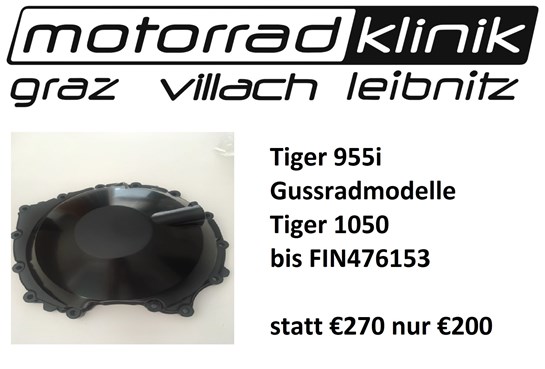 Triumph Kupplungsdeckel Tiger 955i Gussradmodelle Tiger 1050 bis FIN476153 statt € 270 nur €200