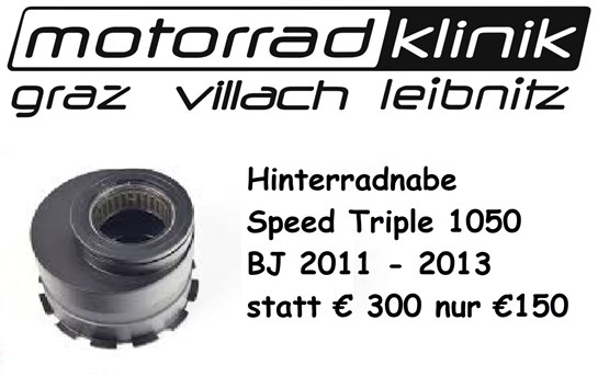 Triumph Hinterradnabe Triumph Speed Triple 1050 BJ 2011 - 2013 statt € 300 nur €150