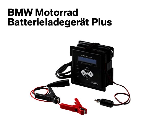 BMW Motorrad Batterieladegerät Plus statt 125,00 EUR jetzt nur 100,00 EUR -  1000PS Shop - Service