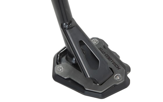 Seitenständerfuß-Verbreiterung. Schwarz/Silbern. Honda CRF1100L/CRF1100L AS (19-). - Bild 2