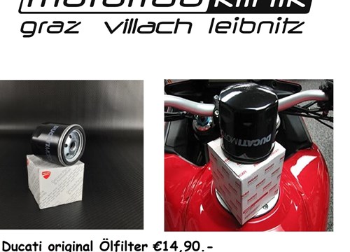ÖLFILTER original €14,90 Multistrada/ Monster/Scrambler/Hypermotard .....