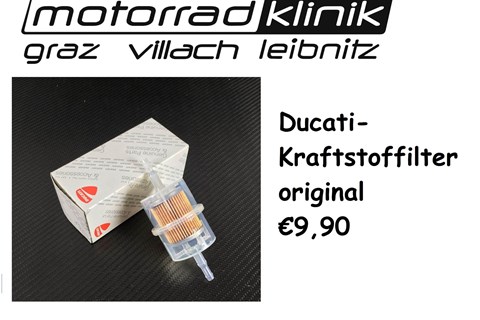 Marke: Ducati Artikelname: KRAFTSTOFFFILTER original €9,90 Monster / Supersport...