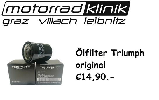 Triumph ÖLFILTER original €14,90 Tiger/Bonneville/Thruxton/Street Twin / Street Triple/ Rocket/Speed Twin...