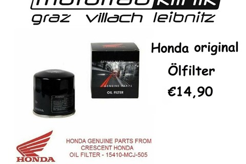 Marke: Honda Artikelname: ÖLFILTER original €14,90 Africa Twin/ Transalp/ CBR600/CB500/Shadow/Deauville/Hornet...