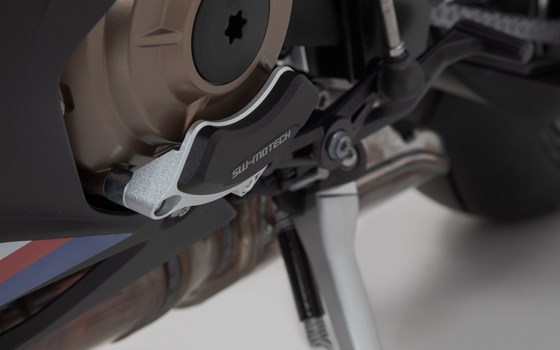 Motorgehäusedeckel-Schutz. Schwarz/Silbern. S1000RR(19-)/R(21-), M1000R(22-). - Bild 1