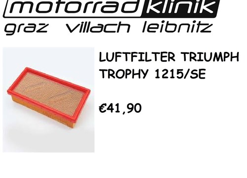 LUFTFILTER Trophy 1215/SE €41,90