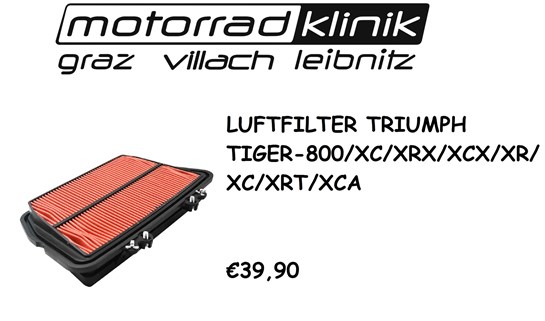 Triumph LUFTFILTER TIGER 800/XC/XRX/XCX/XR/XC/XRT/XCA €39,90