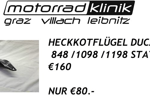 HECKKOTFLÜGEL 848 /1098 /1198 STATT €160 NUR €80.-